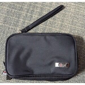 Electronics Carry Case Organizer BUBM Black 7"‎ Travel Gameboy DS 2 Compartment